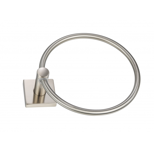 Paradise Bathworks Avalon Zinc Towel Ring Satin Nickel 3
