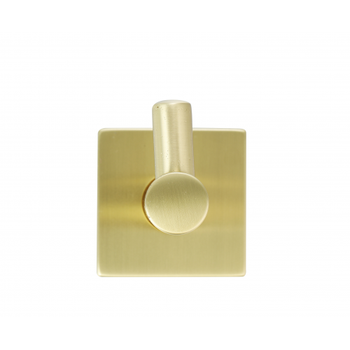 Paradise Bathworks Avalon Zinc Robe Hook Satin Brass 4