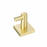 Paradise Bathworks Avalon Zinc Robe Hook Satin Brass 2