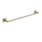 Paradise Bathworks Avalon Zinc Single Towel Bar Satin Brass 6