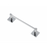 Paradise Bathworks Avalon Zinc Single Towel Bar Polished Chrome 6
