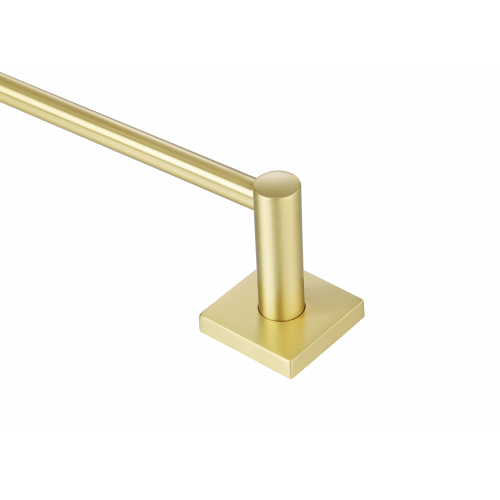 Paradise Bathworks Avalon Zinc Single Towel Bar Satin Brass 7