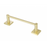Paradise Bathworks Avalon Zinc Single Towel Bar Satin Brass 16