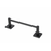 Paradise Bathworks Avalon Zinc Single Towel Bar Matte Black 16