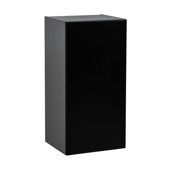 Wallkitchens Wood Black Matte Wall Cabinet Black Matte 1