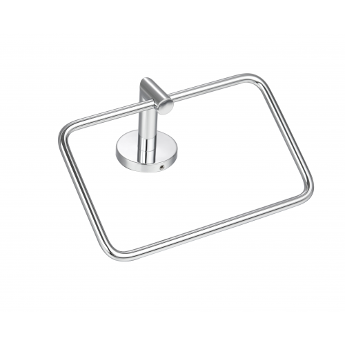Paradise Bathworks Arcadia Zinc Towel Ring Polished Chrome 3