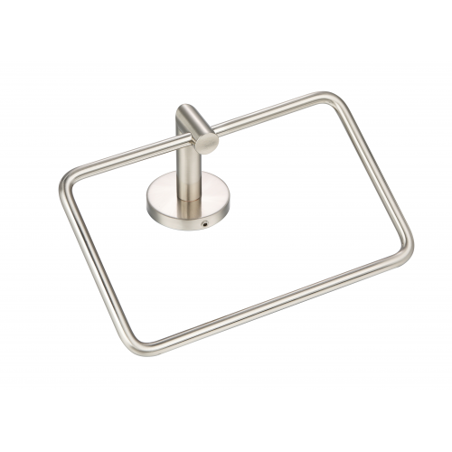 Paradise Bathworks Arcadia Zinc Towel Ring Satin Nickel 3