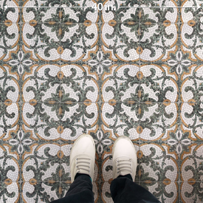 Versailles Porcelain Mosaico Palace Mosaic Satin 9