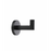 Paradise Bathworks Arcadia Zinc Robe Hook Matte Black 1