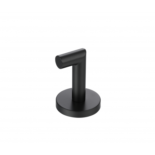 Paradise Bathworks Arcadia Zinc Robe Hook Matte Black 2