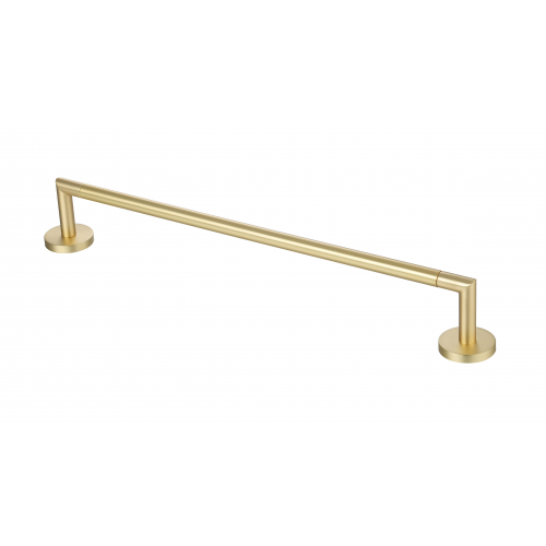 Paradise Bathworks Arcadia Zinc Single Towel Bar Satin Brass 1