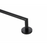 Paradise Bathworks Arcadia Zinc Single Towel Bar Matte Black 9