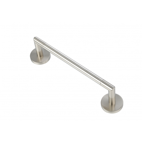 Paradise Bathworks Arcadia Zinc Single Towel Bar Satin Nickel 1