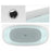 White Acrylic Bathtub
