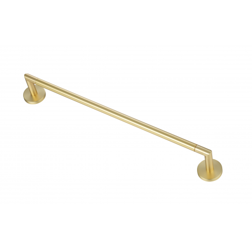 Paradise Bathworks Arcadia Zinc Single Towel Bar Satin Brass 10