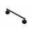 Paradise Bathworks Arcadia Zinc Single Towel Bar Matte Black 11