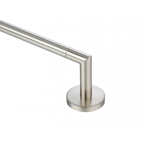 Paradise Bathworks Arcadia Zinc Single Towel Bar Satin Nickel 7