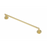 Paradise Bathworks Arcadia Zinc Single Towel Bar Satin Brass 8