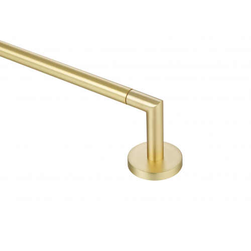 Paradise Bathworks Arcadia Zinc Single Towel Bar Satin Brass 12
