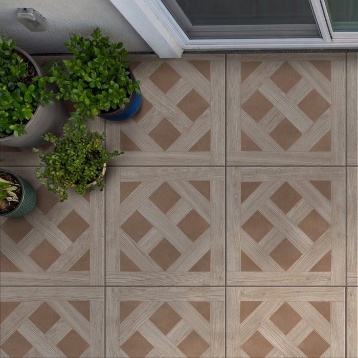 Lands Porcelain Timber Andes Mud Tile Matte 7
