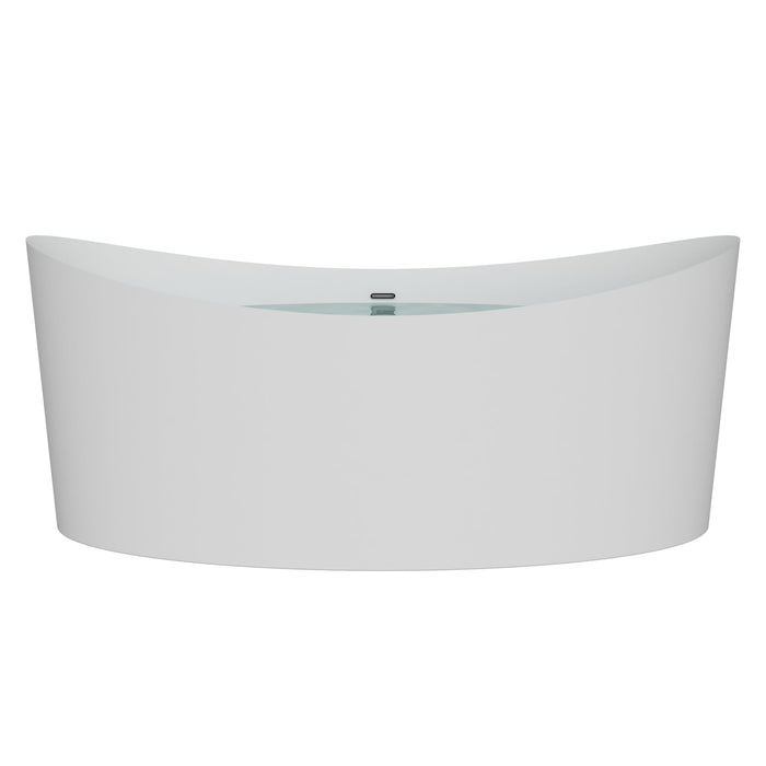 White Acrylic Bathtub