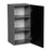 Wallkitchens Wood Black Matte Wall Cabinet Black Matte 2