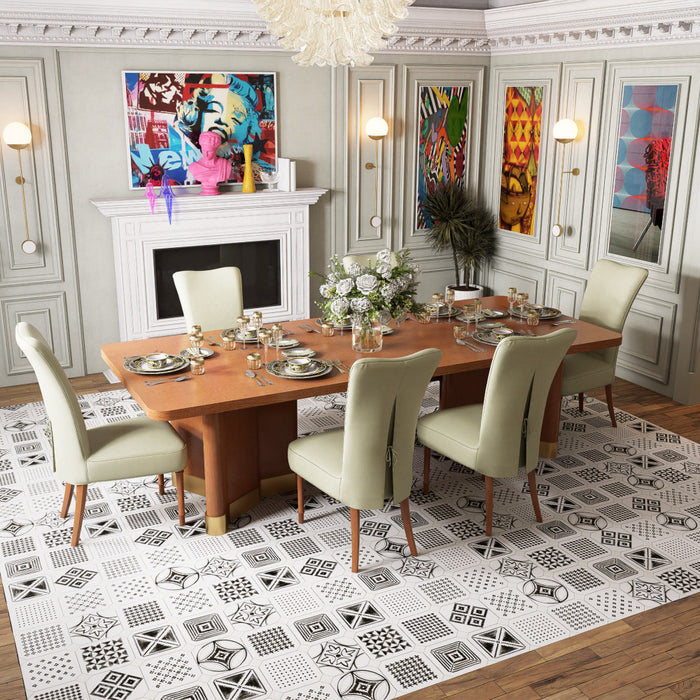 Vaudeville Porcelain Octagon Deco Sombra with Taco Nacar Tile Matte 2