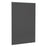 Wallkitchens Wood Grey Gloss Cabinet End Panel Grey Gloss 1