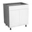 Wallkitchens Wood White Glossy Base Cabinet White Glossy 1