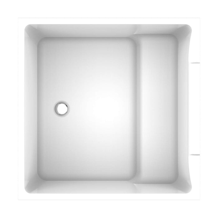 White Acrylic Bathtub