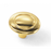Classic Traditions Zinc Alloy Cabinet Knob Polished Brass 4