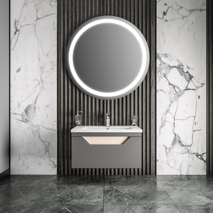 Troy Wood Graphite Glossy Bathroom Vanity Graphite Glossy 2