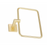 Paradise Bathworks Rapture Zinc Towel Ring Satin Brass 3