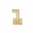Paradise Bathworks Rapture Zinc Robe Hook Satin Brass 3