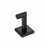 Paradise Bathworks Rapture Zinc Robe Hook Matte Black 1