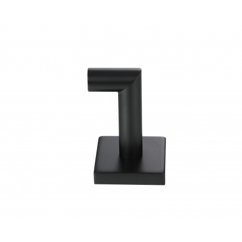 Paradise Bathworks Rapture Zinc Robe Hook Matte Black 2