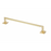 Paradise Bathworks Rapture Zinc Single Towel Bar Satin Brass 9