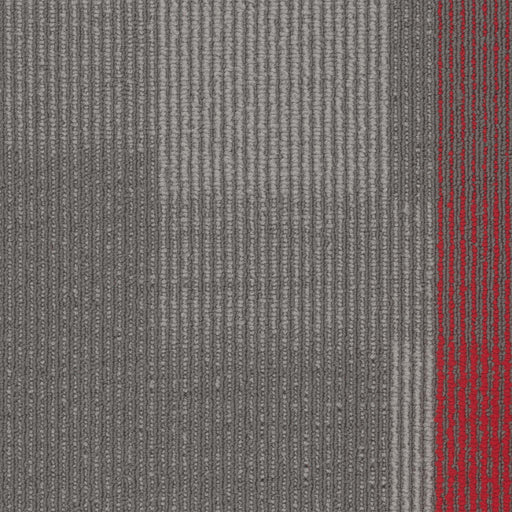 Amplify Polyester Chili Red 3138 Carpet Tile Loop 1