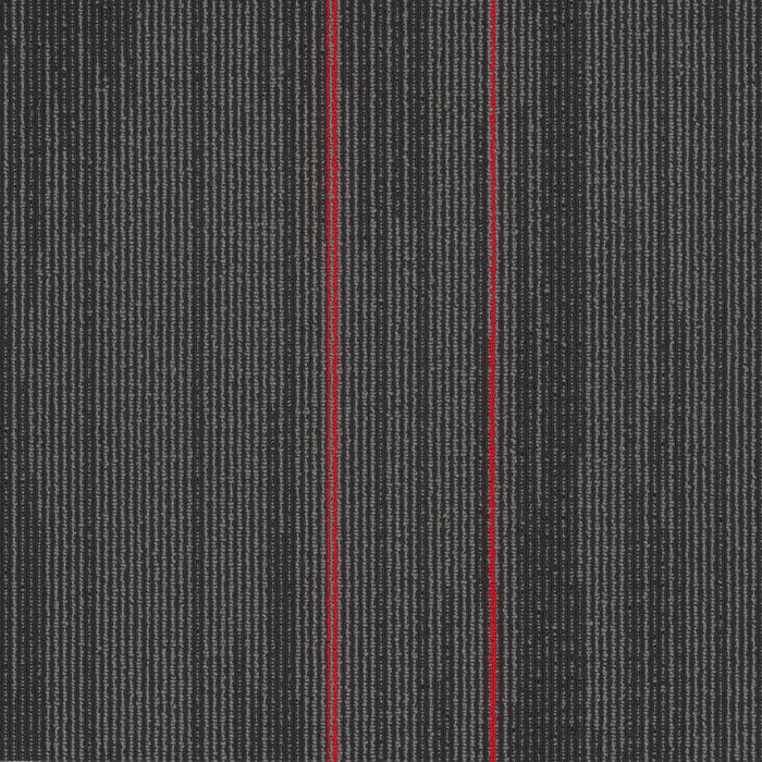 Reverb Polyester Chili Red 3138 Carpet Tile Pattern 1