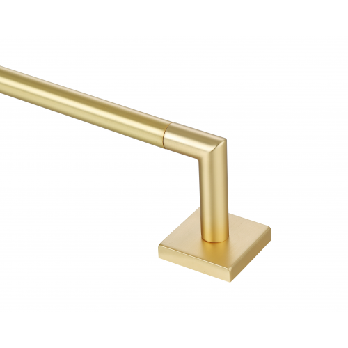 Paradise Bathworks Rapture Zinc Single Towel Bar Satin Brass 8