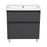 Elit Wood Graphite Glossy Bathroom Vanity Graphite Glossy 3