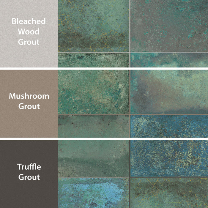 Atelier Porcelain Volcan Green Tile Mixed 5