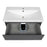 Elit Wood Graphite Glossy Bathroom Vanity Graphite Glossy 4