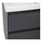 Elit Wood Graphite Glossy Bathroom Vanity Graphite Glossy 5