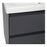 Elit Wood Graphite Glossy Bathroom Vanity Graphite Glossy 3