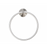 Paradise Bathworks Utopia Zinc Towel Ring Satin Nickel 1