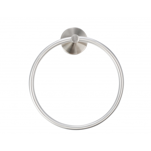 Paradise Bathworks Utopia Zinc Towel Ring Satin Nickel 1