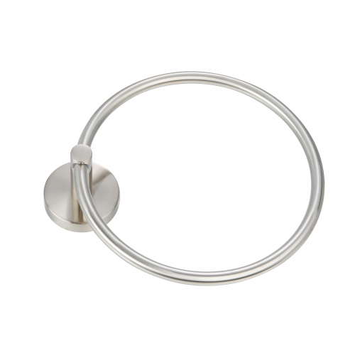 Paradise Bathworks Utopia Zinc Towel Ring Satin Nickel 3