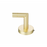 Paradise Bathworks Utopia Zinc Robe Hook Satin Brass 2