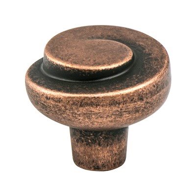 Sonata Zinc Rustic Copper Cabinet Knob  1